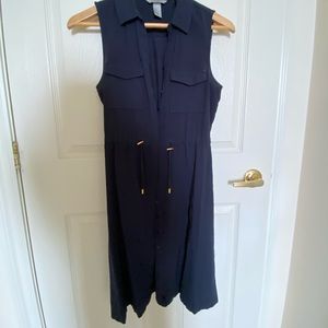 H&M button up utility dress